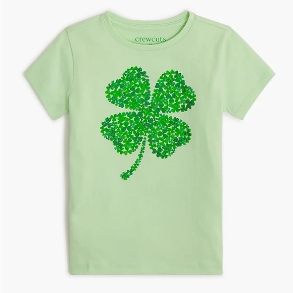 J crew Girls' clover graphic tee - Picture 1 of 2